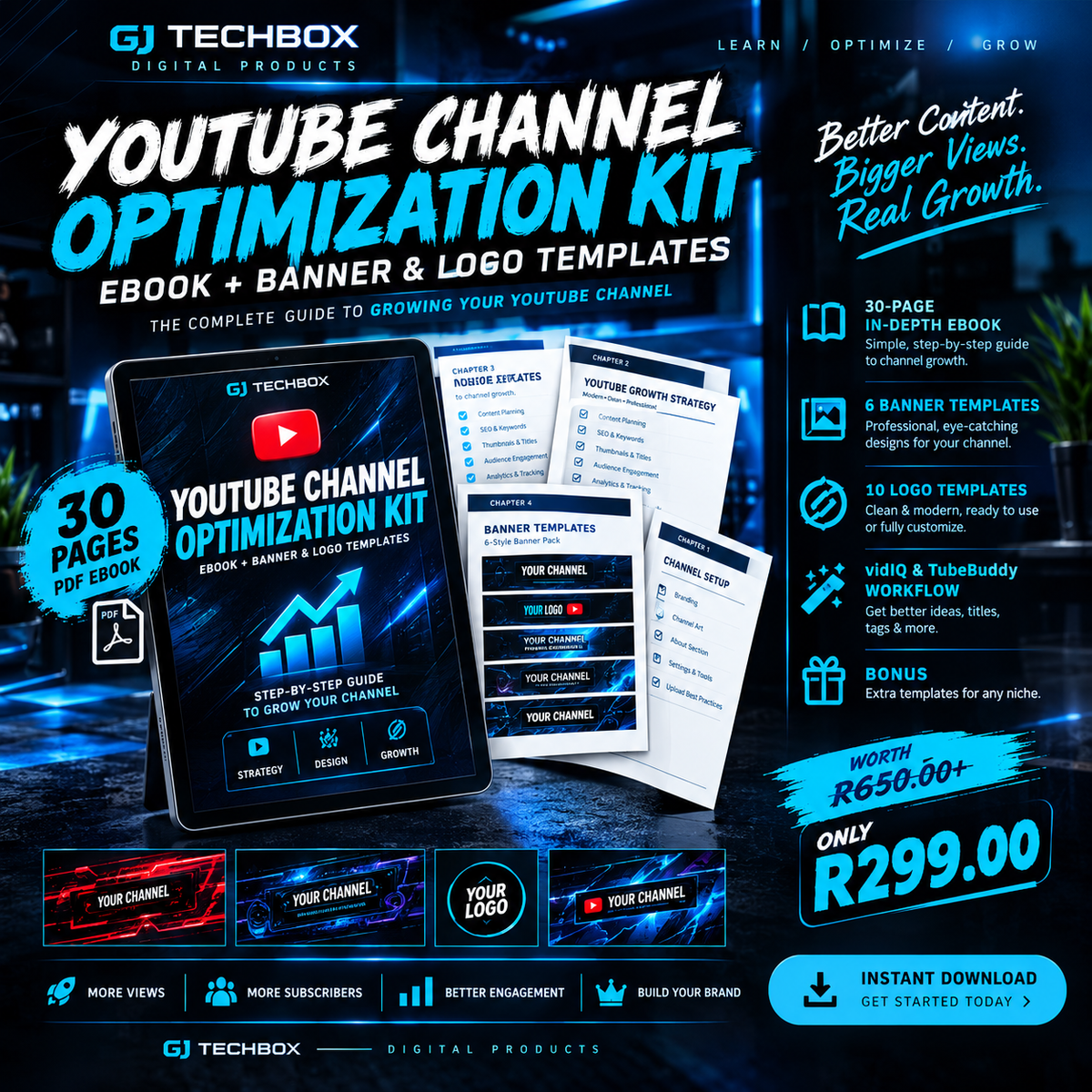 YouTube Channel Optimization Asset Kit