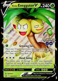 Alolan Exeggutor V Jumbo Promo Card SWSH225 Near Mint