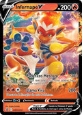 Infernape V Jumbo Promo Card SWSH252 Near Mint Spanish print