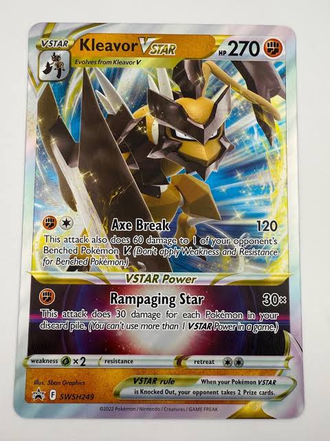 Kleavor VSTAR Jumbo Promo Card SWSH249 Near Mint holographic