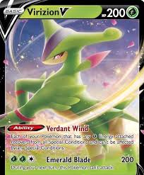 Virizion V SWSH295 Black Star Promo Near Mint